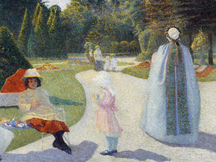 Georges Morren, À l’Harmonie (jardin public), 1891. © Musée d’Orsay, Parijs.